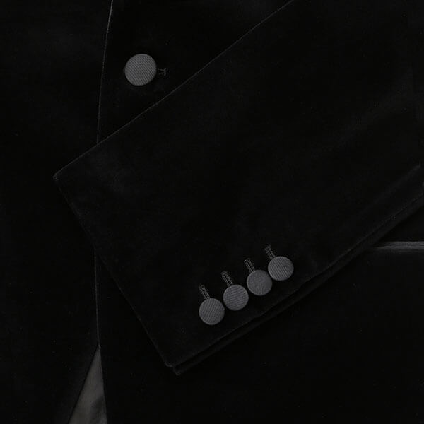 アンズリー ベルベットディナージャケット　/　ブラック