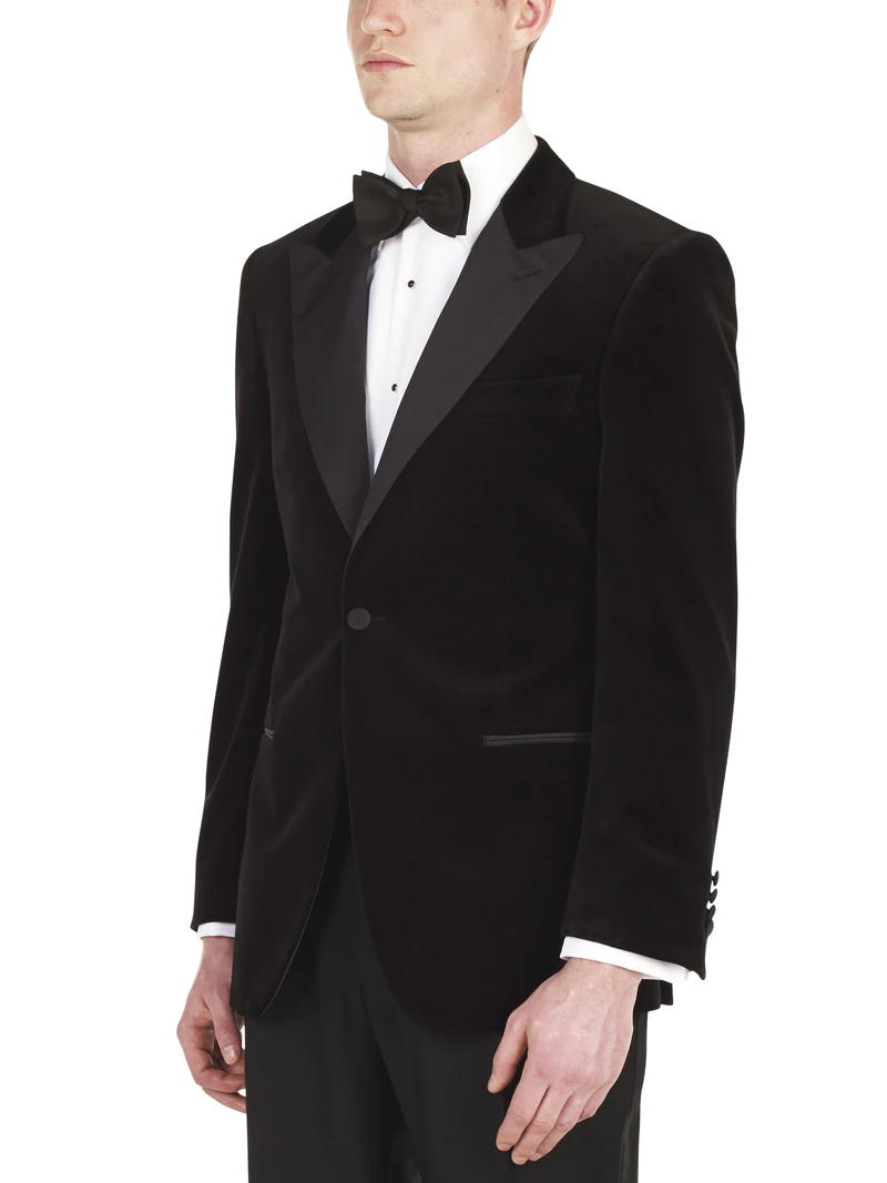 アンズリー ベルベットディナージャケット　/　ブラック