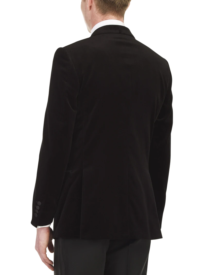 アンズリー ベルベットディナージャケット　/　ブラック