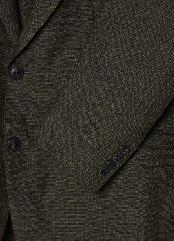 リネンデレーヴホップサックブレザー / カーキ