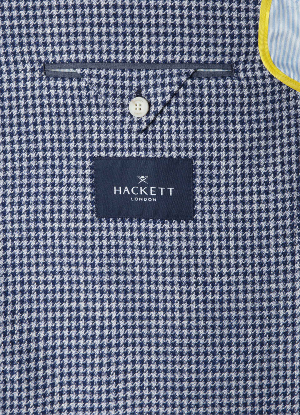 ムーリンハウンドトゥースブレザー / ネイビー