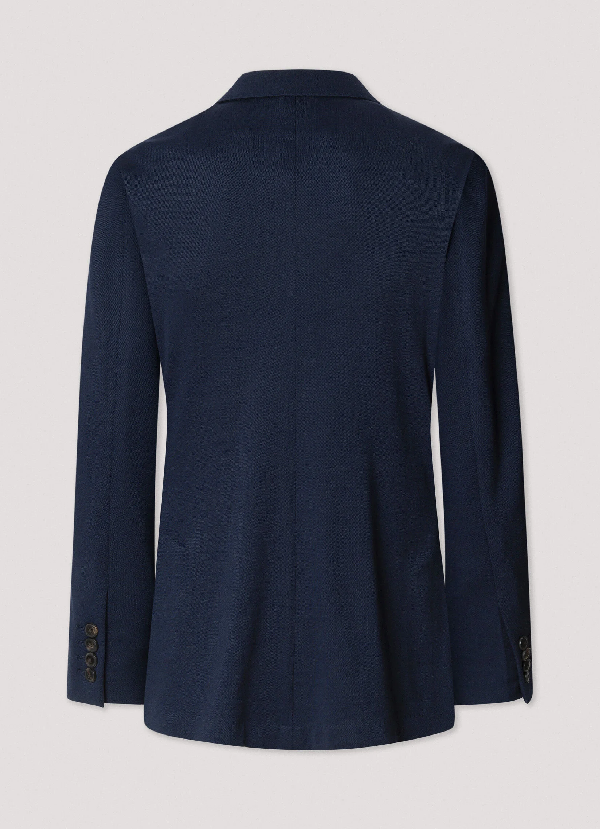 ジャージーダブルブレストブレザー / ネイビー