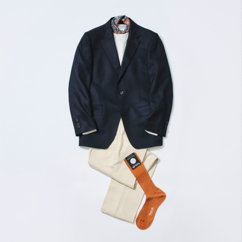 シングルブレザー / ネイビー