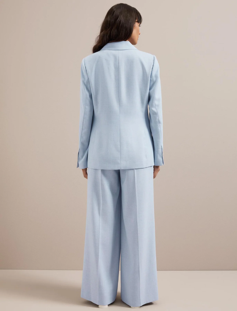 Jamie リネンブレンド ブレザー / ペールブルー