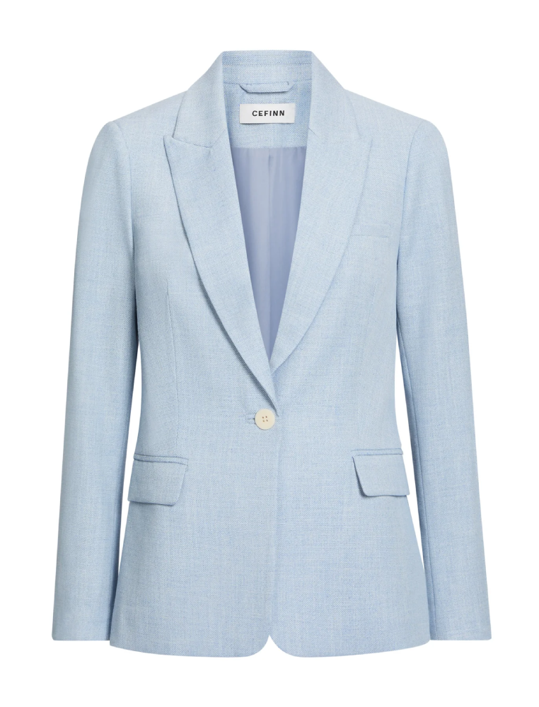 Jamie リネンブレンド ブレザー / ペールブルー