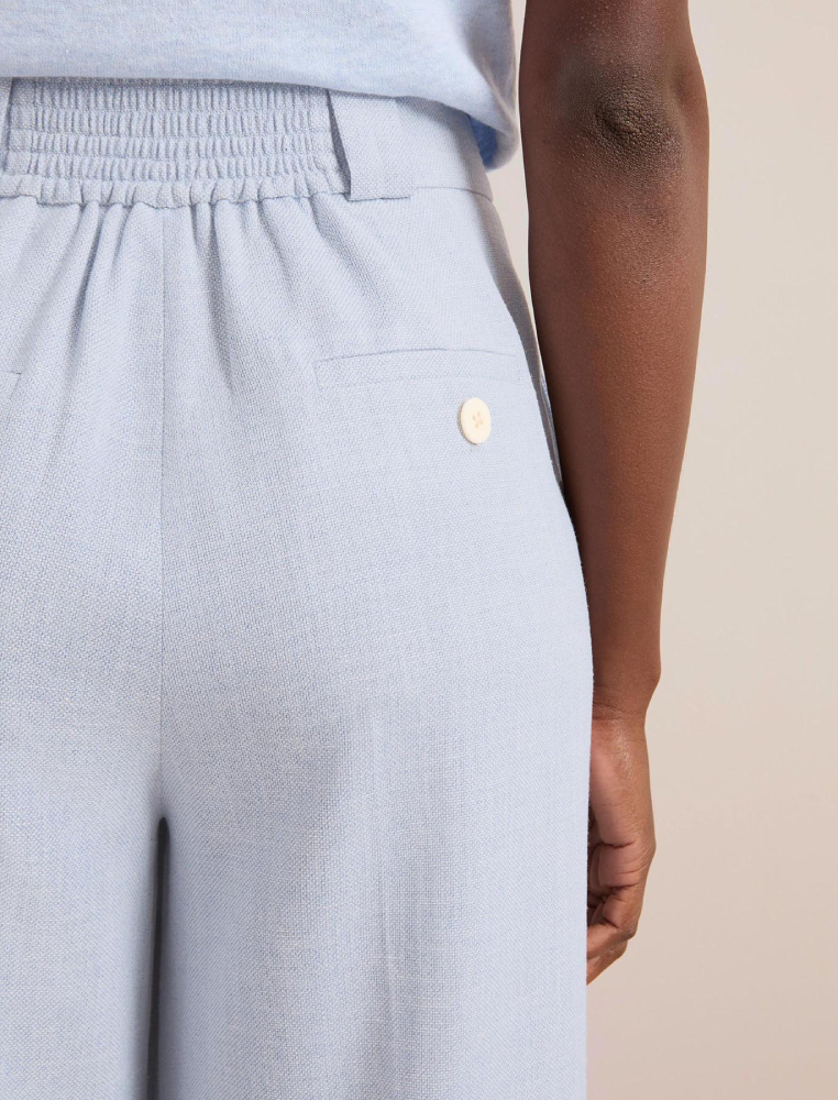 Tyler リネンブレンド トラウザー / ペールブルー