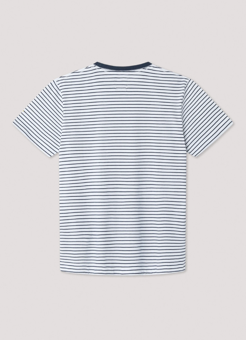 クラシックフィットジャージーストライプTシャツ / オプティックホワイト