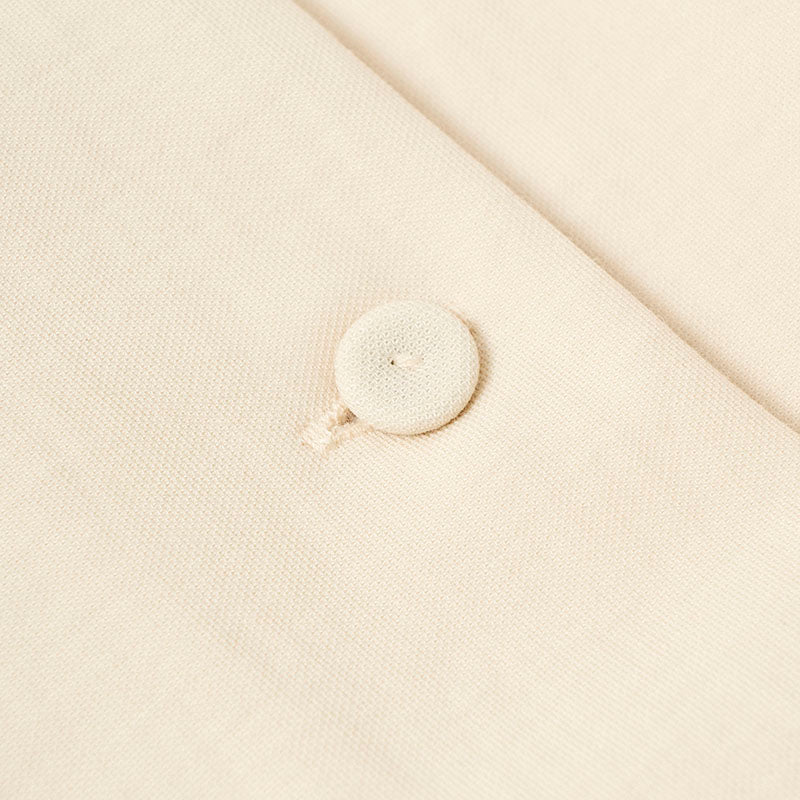 ウエストコートマキシドレス / アイボリー