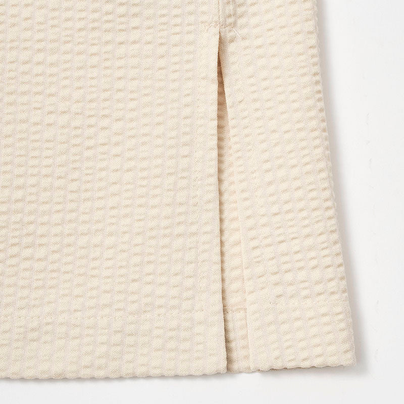 Coolmax シアサッカートップス / クリームホワイト