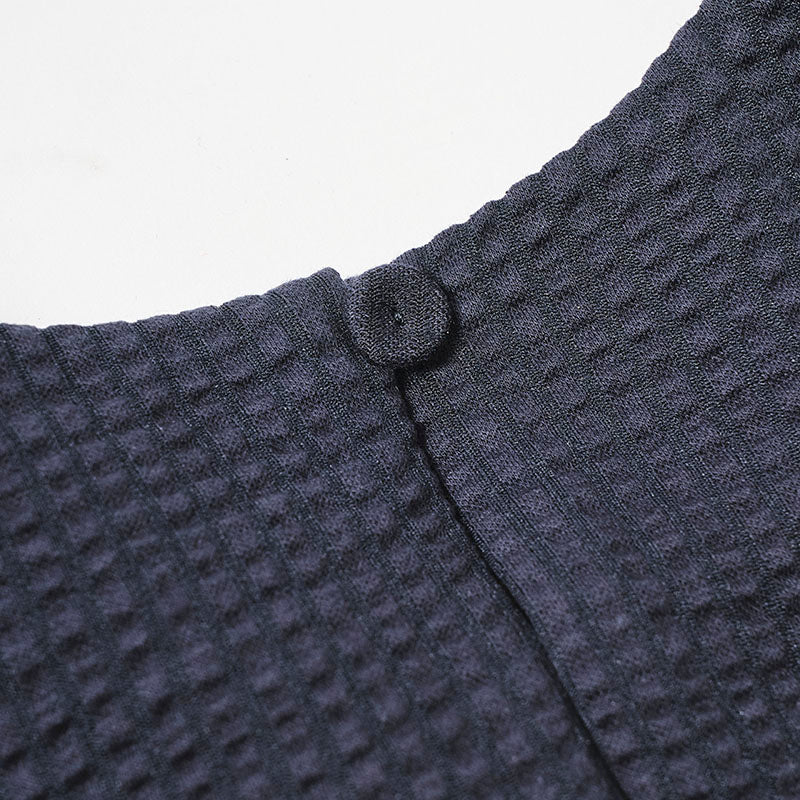 ホルターネックドレス / ダークブルー