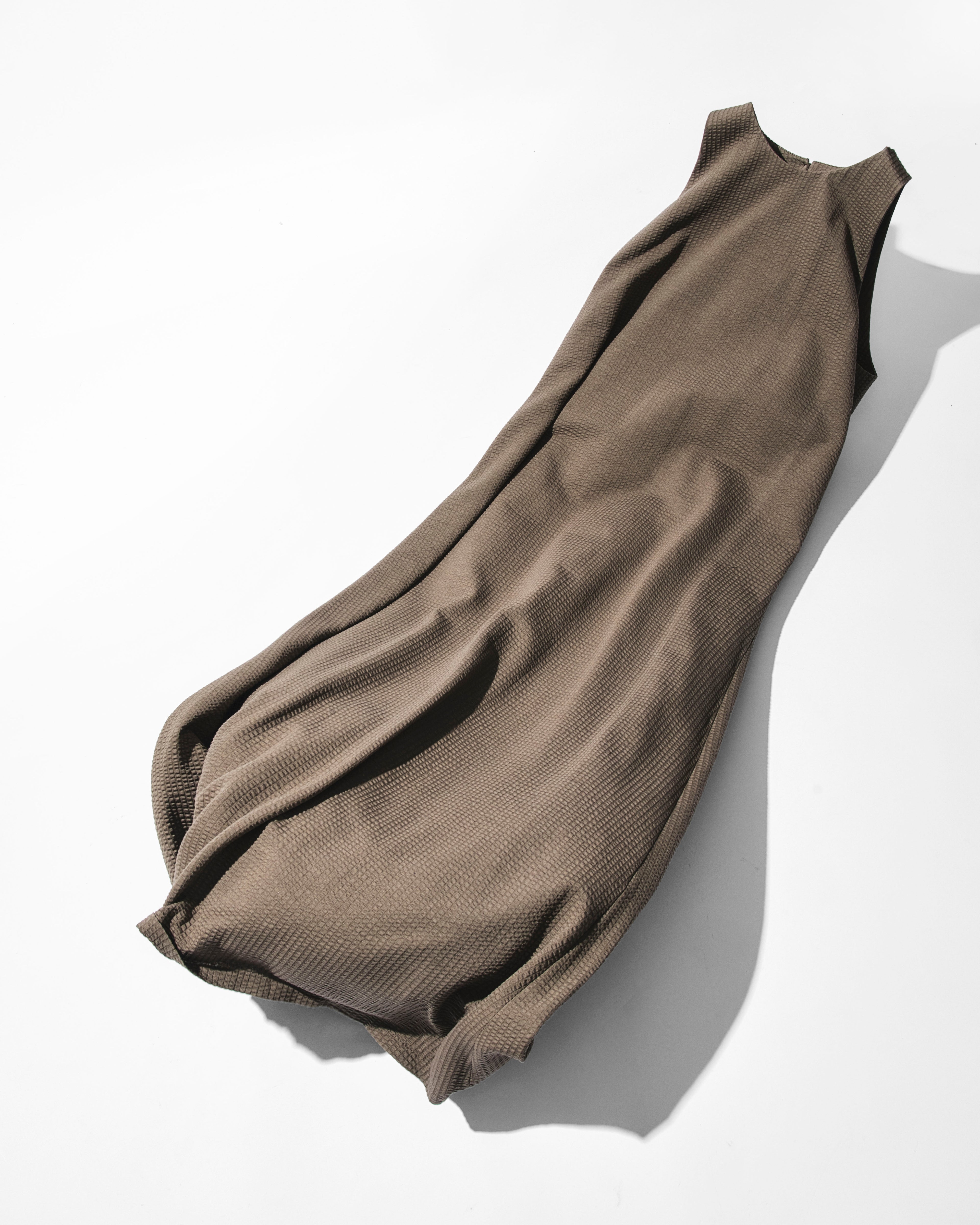 ホルターネックドレス / ブラウン