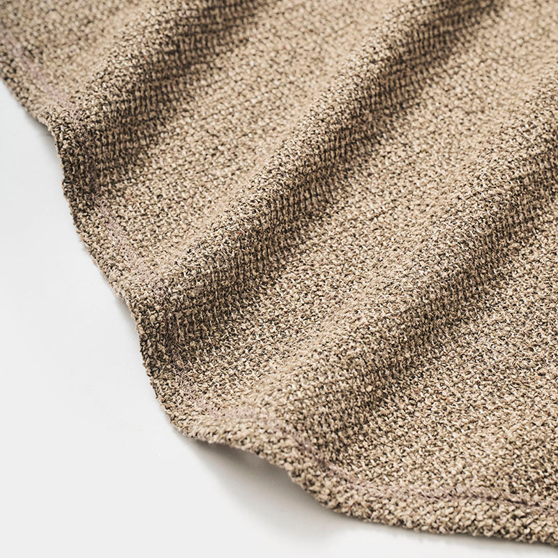 バイカラーフリゼ シャツジャケット/ トープ