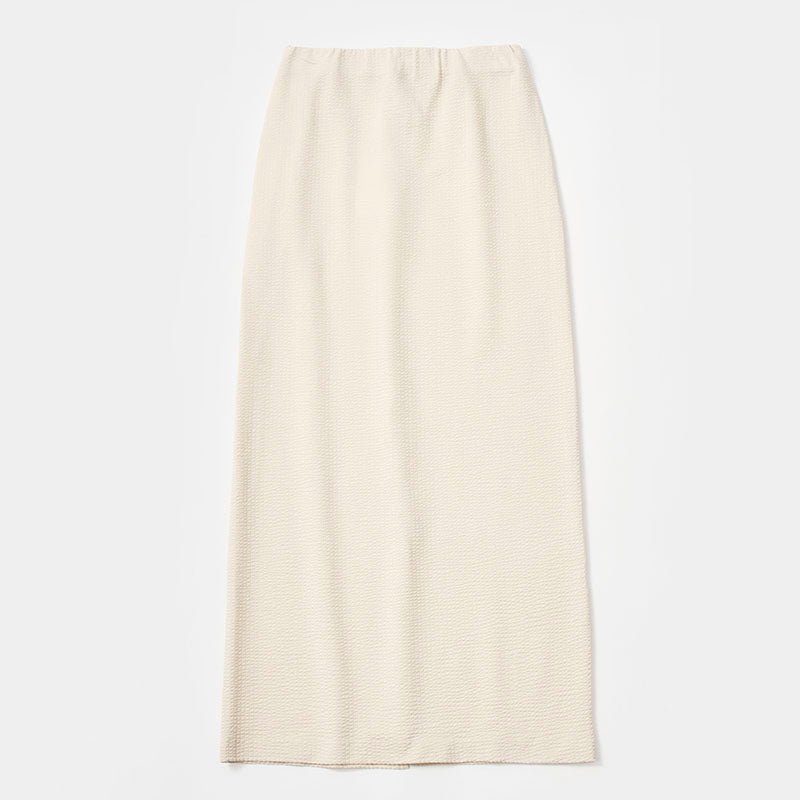 Coolmax シアサッカースカート / クリームホワイト