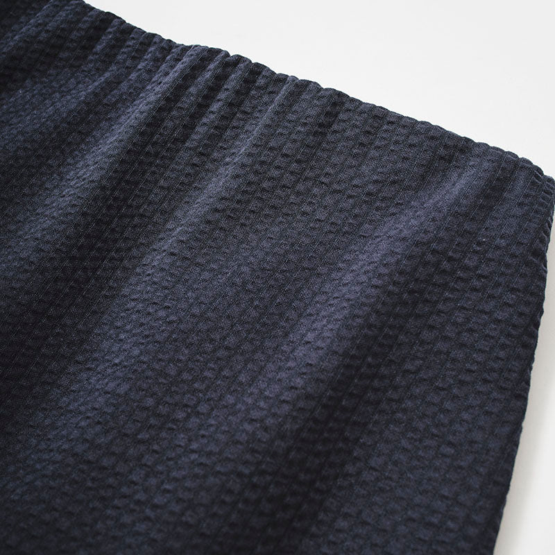 Coolmax シアサッカースカート / ダークブルー