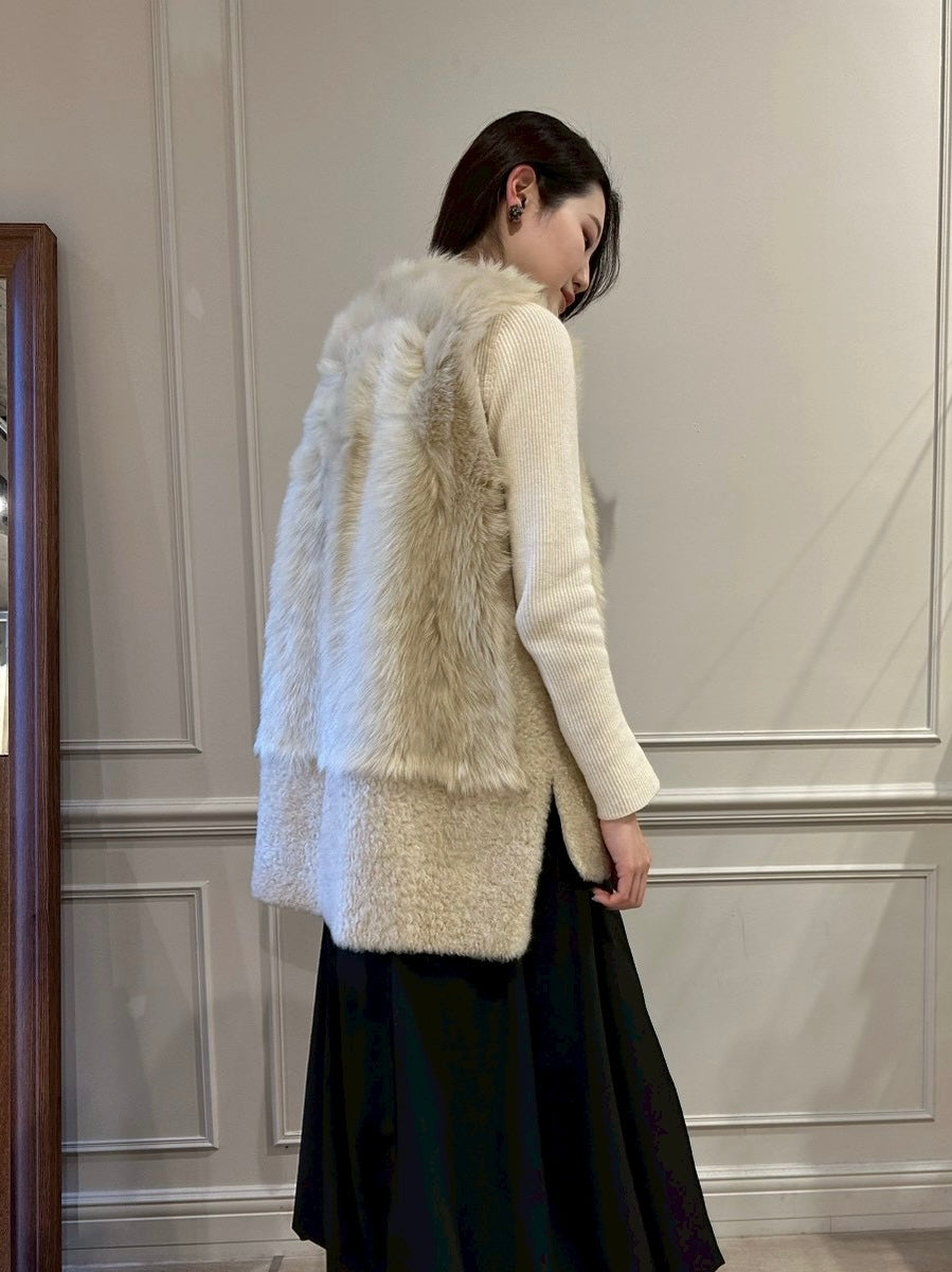 ミディ ジレ／スフレベージュ