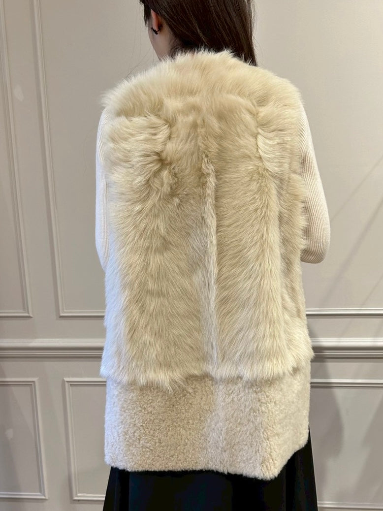 ミディ ジレ／スフレベージュ