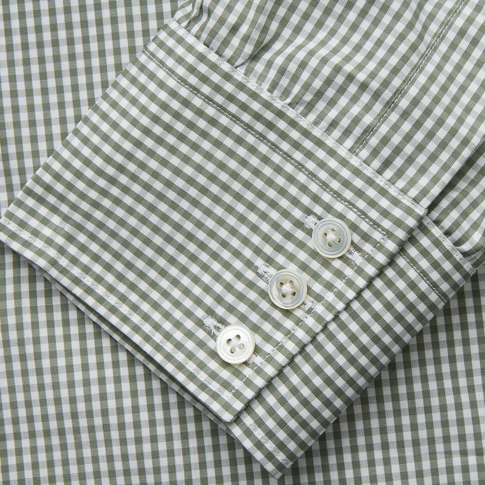 ギンガムチェックシャツ / グリーン