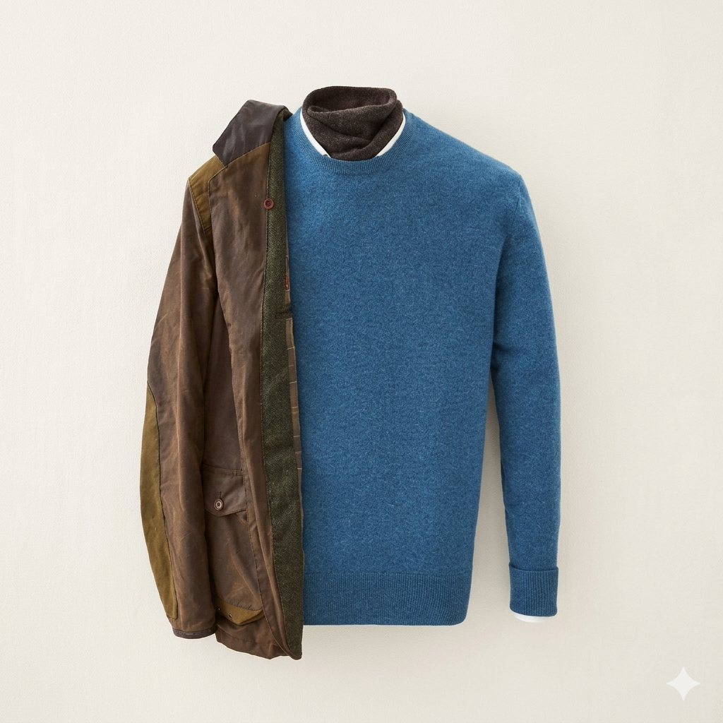 【予約商品】『007 / スカイフォール』ヘリンボーン・カシミアスカーフ