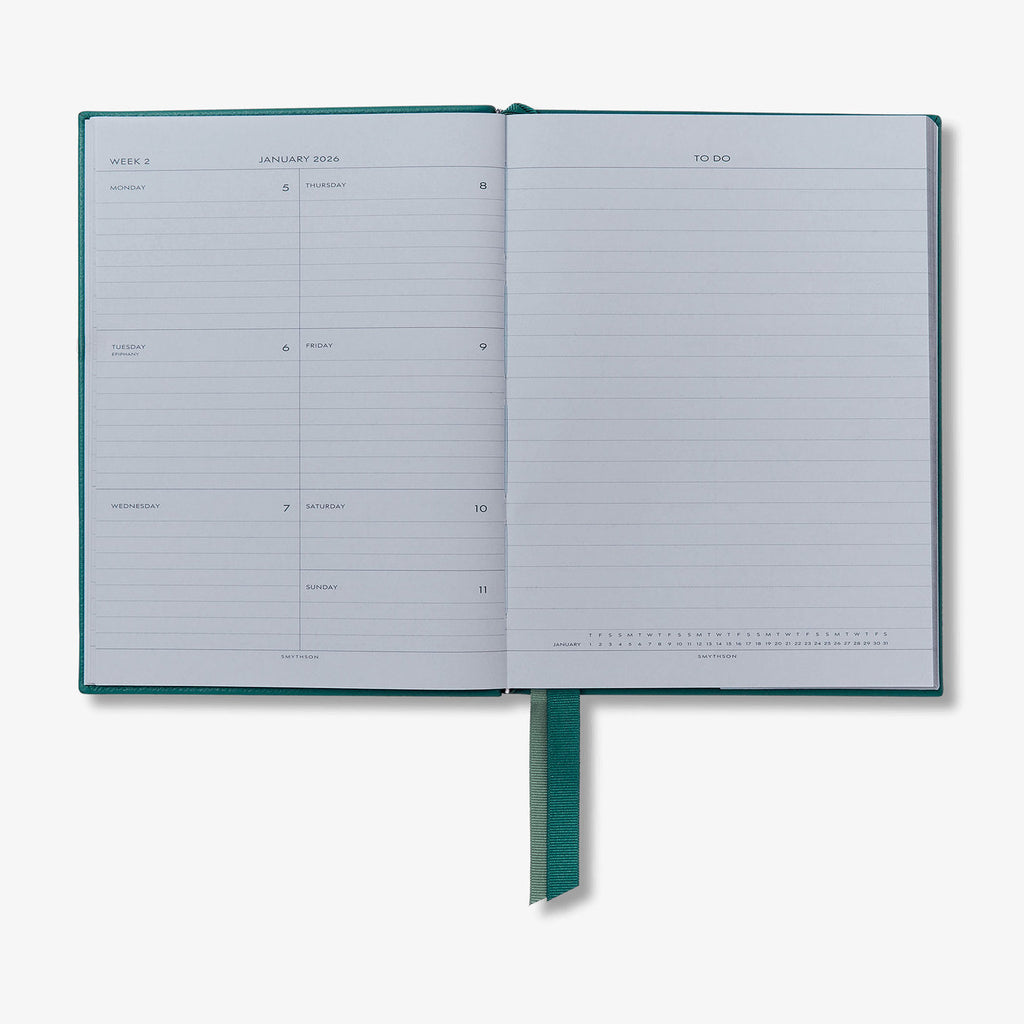 2026年 Panamaレザー ソーホー デイリーダイアリー / ぺトロール