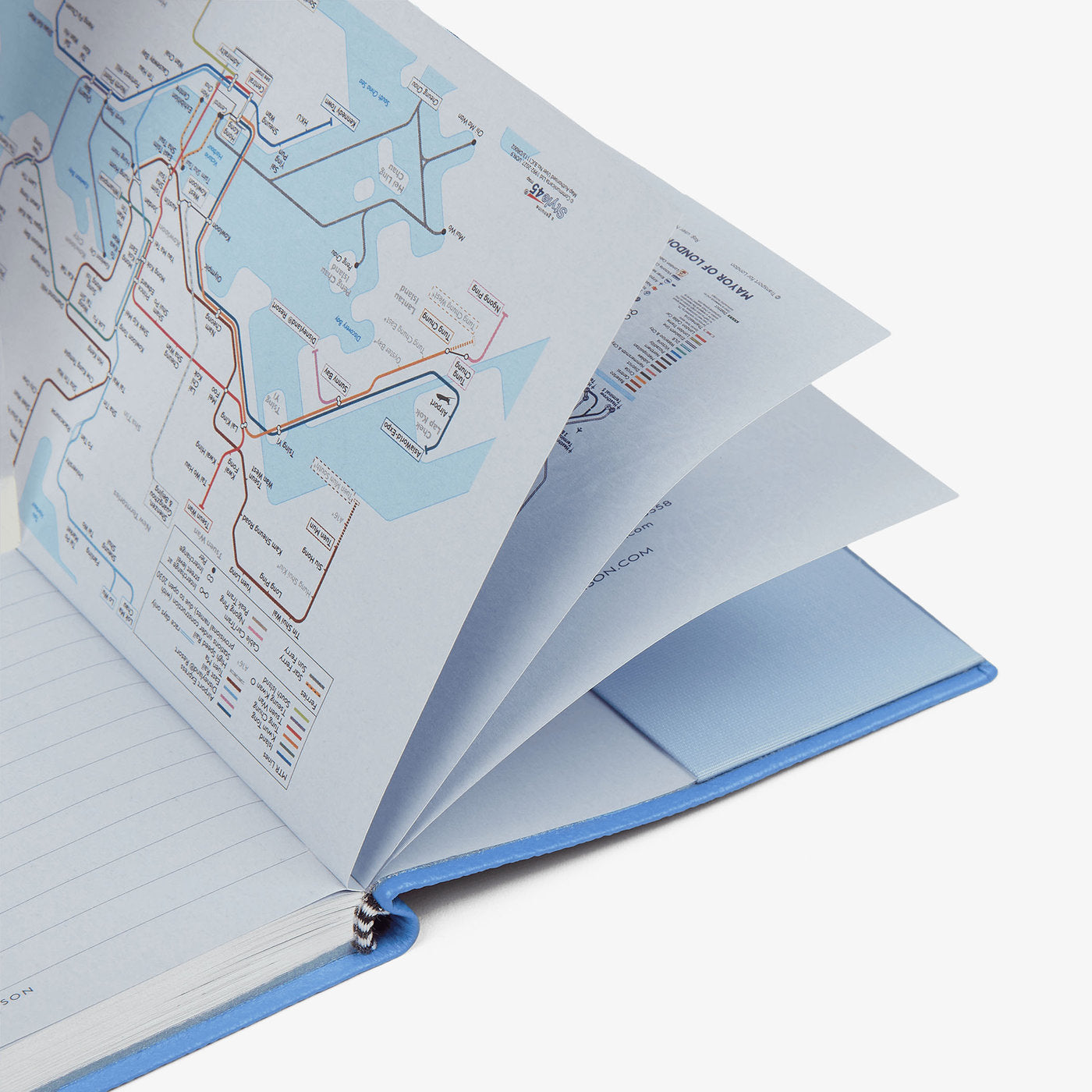 2026年 Panamaレザー チェルシーダイアリー / ナイルブルー