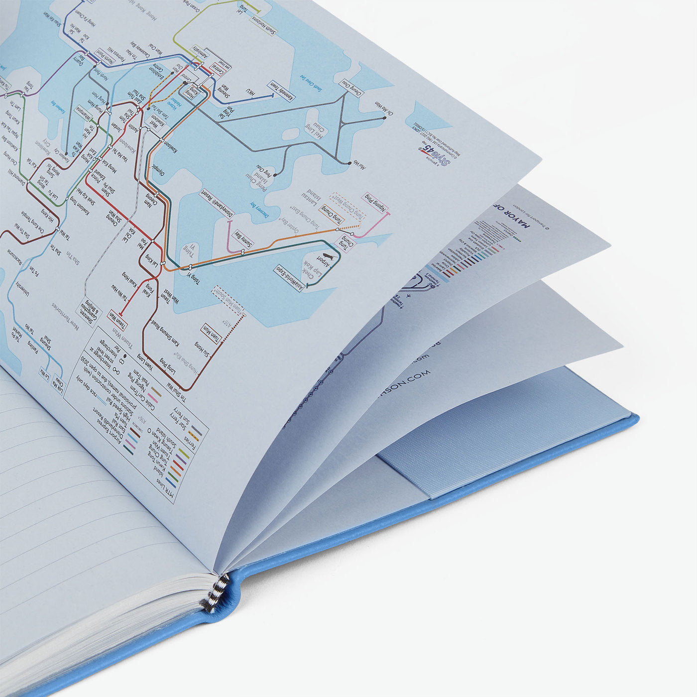 2026年 Panamaレザー ソーホー デイリーダイアリー / ナイルブルー