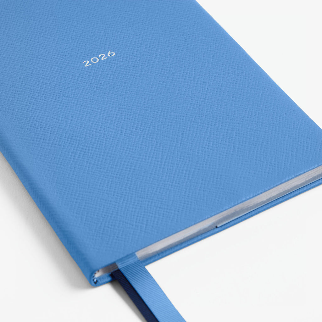 2026年 Panamaレザー ソーホー デイリーダイアリー / ナイルブルー